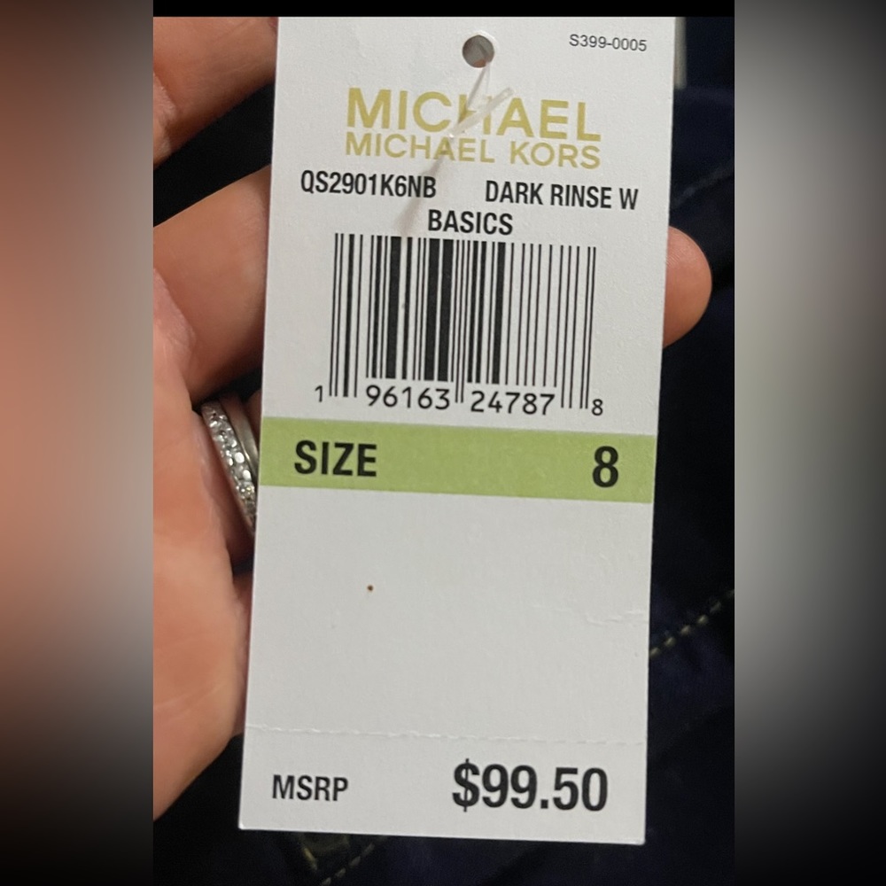 Michael Kors dark wash jeans in size 8 - Picture 4 of 4